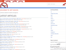 Tablet Screenshot of dotnetheaven.com